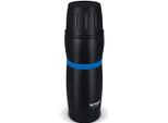 Lamart LT4053 Tazza Bottiglia Vuota, Plastica Acciaio Inox, Nero/Blu