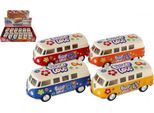 Kinsmart Autobus Classico Vw In Metallo/Plastica 13 Cm Retrattile - Farbenmix