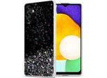 Cadorabo Cover Per Samsung Galaxy A13 5G Cover Protettiva In Nero Custodia Per Telefono Cellulare Tpu Custodia Glitter Cover Glitter