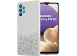 Cadorabo Cover Per Samsung Galaxy A32 5G Cover Protettiva In Custodia Trasparente Per Telefono Cellulare Tpu Case Glitter Cover Cover Glitter