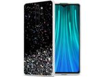 Cadorabo Custodia Per Xiaomi Redmi Note 8 Pro Custodia Protettiva In Nero Custodia Per Cellulare Custodia Tpu Custodia Glitter Cover Custodia Glitter