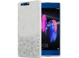 Custodia Cadorabo Per Honor 9 Custodia Protettiva In Tpu Trasparente Custodia Per Telefono Cellulare Custodia Cover Glitter Glitter