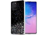 Cadorabo Cover Per Samsung Galaxy A91 / S10 Lite / M80S Cover Protettiva In Nero Custodia Per Cellulare Custodia Tpu Cover Glitter Cover