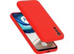 Cadorabo Custodia Protettiva Per Motorola Moto G42 Custodia In Rosso Per Telefono Cellulare Custodia Cover Tpu Etui