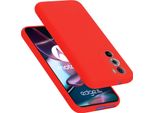 Cadorabo Custodia Protettiva Per Motorola Edge 30 Pro / Edge+ Custodia In Rosso Per Telefono Cellulare Custodia Cover Tpu Custodia