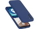 Cadorabo Custodia Protettiva Per Motorola Moto G42 Custodia In Blu Telefono Cellulare Case Cover Tpu Etui