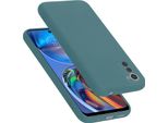 Cadorabo Custodia Protettiva Per Motorola Moto E32 4G / E32S Custodia In Verde Telefono Cellulare Case Cover Tpu Etui