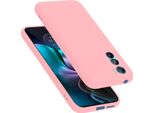 Cadorabo Custodia Protettiva Per Motorola Edge 30 Custodia In Rosa Per Telefono Cellulare Custodia Cover Tpu Etui
