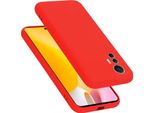Cadorabo Custodia Protettiva Per Xiaomi 12 Lite Custodia In Rosso Telefono Cellulare Case Cover Tpu Etui