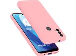 Cadorabo Custodia Protettiva Per Motorola Moto E20 / E30 / E40 Custodia In Rosa Telefono Cellulare Case Cover Tpu Etui