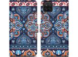 Cadorabo Custodia Protettiva Per Samsung Galaxy A12 / M12 Case Design Blu Custodia Per Telefoni Cellulari Custodia Protettiva Custodia Magnetica Custodia Cover