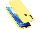 Cadorabo Custodia Protettiva Per Motorola Moto E20 / E30 / E40 Custodia In Giallo Telefono Cellulare Case Cover Tpu Etui