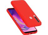 Cadorabo Custodia Protettiva Per Samsung Galaxy A9 2018 Custodia In Rosso Per Telefono Cellulare Custodia Cover Tpu Etui