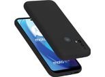 Cadorabo Custodia Protettiva Per Motorola Moto E20 / E30 / E40 Custodia In Nero Per Cellulare Custodia Cover Tpu Etui