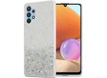 Cadorabo Cover Per Samsung Galaxy A32 4G Cover Protettiva In Tpu Trasparente Custodia Per Telefono Cellulare Cover Glitter Cover Glitter