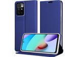 Cadorabo Custodia Per Cellulare Per Xiaomi Redmi 10 Custodia Protettiva In Blu Cover Etui Book Case Booklet