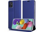 Cadorabo Custodia Per Cellulare Per Samsung Galaxy A51 5G Custodia Protettiva In Blu Cover Etui Book Case Booklet