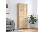 Maison Exclusive - Credenza Rovere Sonoma 69,5X34X180 Cm In Legno Multistrato