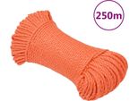 The Living Store Corda Da Lavoro Arancione 3 Mm 250 M Polipropilene