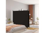 Vidaxl Paravento 2 Pezzi Nero 348X180 Cm In Tessuto - Divisorio Per Ambienti - Paravento - Divisorio Per Ambienti - Parete Divisoria