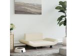 The Living Store Letto Per Cani Crema 70X45X28 Cm In Pelle Finta