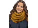 Vivisence Loop Ladies For Winter One Size - Sciarpa Calda Donna Sciarpa Invernale Classica Sciarpa Tubolare Autunnale Accogliente Sciarpa Da Donna Xxl - Giallo Scuro