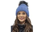Cappello Invernale Vivisence Con Pompon Da Donna Misura Universale - Caldo Per L'inverno E L'autunno Elegante Copricapo Con Pompon Da Donna Cappello Classico - Jeans