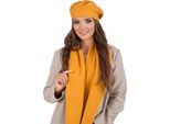 Vivisence Berretto Da Donna Elegante Cappello Invernale E Sciarpa Set Di Copricapo Caldo E Copricollo Per L'inverno E L'autunno Caldo Spesso, Set Invernale Per Le Donne, Eu, Miele, Taglia Unica