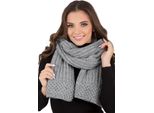 Sciarpa Invernale Da Donna Vivisence, Caldo E Accogliente Copricollo Per L'inverno E L'autunno, Calda Sciarpa Spessa, Classica Sciarpa Invernale Da Donna, Eu, Grigio Chiaro, Taglia Unica