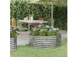 Maison Exclusive - Letto Giardino Acciaio Zincato 100X100X36 Cm Argento