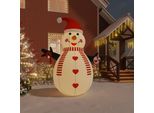 The Living Store Pupazzo Di Neve Gonfiabile Con Led 300 Cm