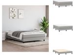 Vidaxl Letto A Molle Insacchettate Grigio Chiaro 140X200 Cm Tessuto - Letti E Strutture Letto
