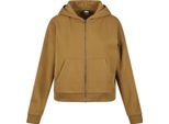 Urban Classics TB6131 | Ladies Boxy Zip Hoody Giacca Con Cappuccio Da Donna - Colore: Summerolive - Taglia: 5XL