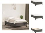 Vidaxl Struttura Letto Grigio Scuro 80X200 Cm In Velluto - Letti E Strutture Letto