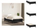 Vidaxl Struttura Letto Nera 80X200 Cm In Velluto - Letti E Strutture Letto