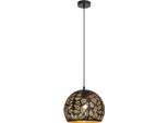 Lampada A Sospensione Orientale E27 1X40W Colore Nero 2276 Manorca Rabalux
