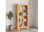 Vidaxl Libreria 4 Scomparti Stile Messico In Legno Di Pino 81X29X150 Cm - Libreria - Librerie - Librerie - Librerie
