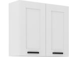 Armadietto Superiore Da Cucina Laili - Larghezza 80 Cm, Bianco