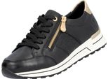 Rieker Scarpa Stringata Extra Larga Nera