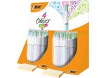 Bic 889609 Bic Retrattile 4 Colori Fun, Confezione Da 40 Pezzi