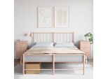 Vidaxl Comodini 2 Pz. Rosa 36X39X68 Cm In Acciaio