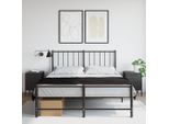 Vidaxl Comodini 2 Pezzi Nero 36X39X50,5 Cm Acciaio