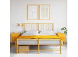Vidaxl Comodini 2 Pezzi Giallo Senape 36X39X50,5 Cm Acciaio