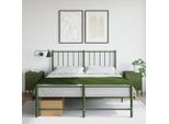 Vidaxl Comodini 2 Pz. Verde Oliva 36X39X50,5 Cm Acciaio