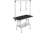 Tavolo Da Toelettatura Per Cani Con Capacità Di Carico Di 150 Kg - Tavolo Da Rifinitura In Acciaio Inox 1300X617X1818 Mm - Tavolo Da Tosatura Pieghevole Per Bagno, Rifinitura, Asciugatura, Spazzolatura - Tavolo Da Toelettatura Per Cani 1137,9X609,6 Mm.