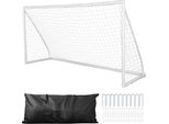Porta Da Calcio Professionale - Porta Da Calcio Da Esterno - Porta Da Calcio Portatile - Qualità Da Stadio - Porta Da Muro Sportiva Da Esterno - Adulti E Bambini - Allenamento Di Calcio Da Giardino - 371 X 121,5 X 183 Cm
