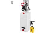 Centralina Idraulica - 12V 8 Trimestri - Autolift - Pompa Idraulica In Plastica - Alimentatore - Singolo Effetto - Rimorchio Ribaltabile