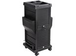 Carrello Per Parrucchieri - Carrello Per Parrucchieri Chiudibile A Chiave Con 6 Cassetti Estraibili E Portautensili - Carrello In Plastica Con Ruote Bloccabili - Parrucchiere Beauty Spa