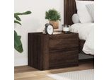 Vidaxl Comodino A Parete Effetto Rovere Marrone 45X30X35 Cm