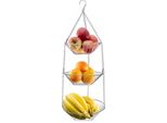 Cesto Pensile Da Cucina Per Frutta E Verdura Intirilife - 3 Livelli, Cesto Pensile Per Frutta, 3 Livelli